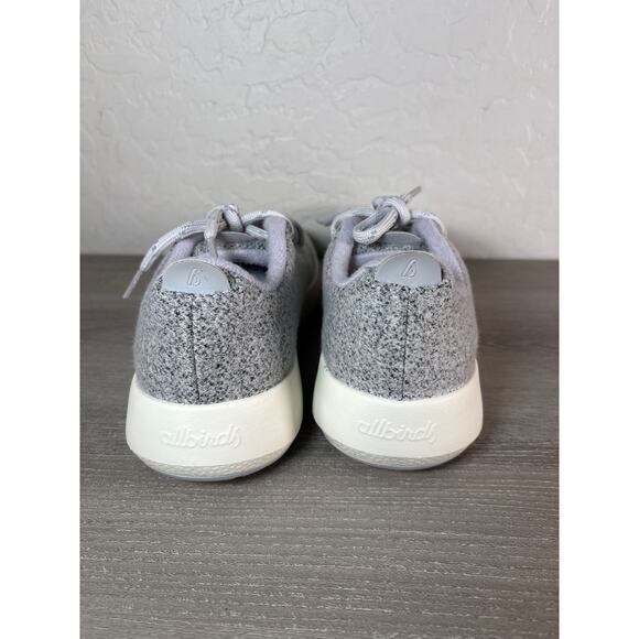 Size 9 -New! Allbirds Wool Runner Mizzle Sneakers - Light Grey / White Womens - Picture 4 of 8